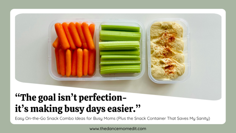 Easy On-the-Go Snack Combo Ideas for Busy Moms (Plus the Snack Container That Saves My Sanity)
